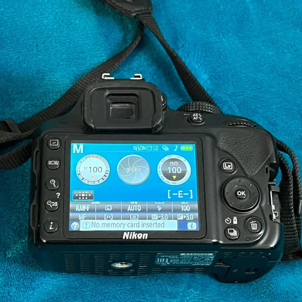 Nikon D3300 DSLR, 3 lenses, and accessories